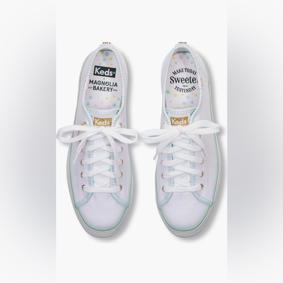 NEW Magnolia Bakery x Keds Platform Sneakers - Picture 5 of 16